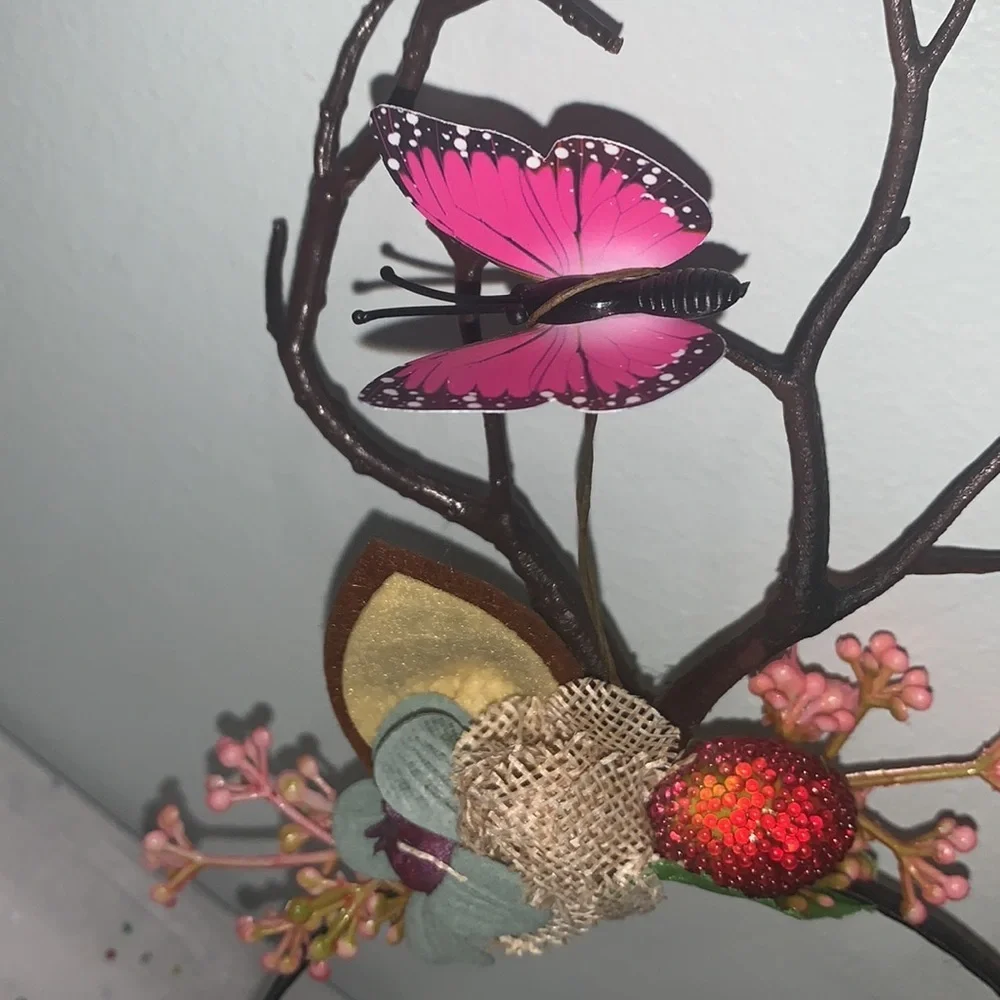 Women Girls Christmas Fairy Tale Flower Headband.